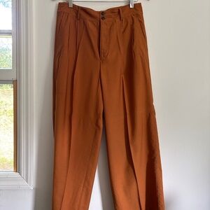 Madewell Drapey Pleated Wide Leg Pants